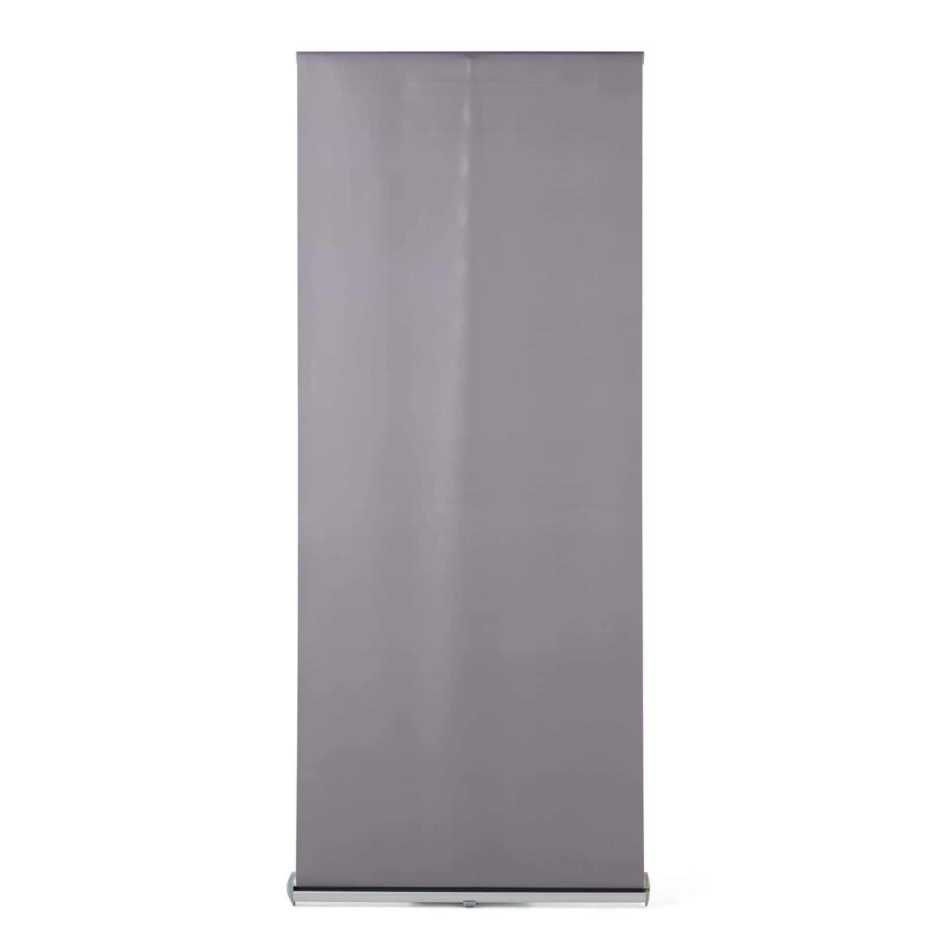 Weighted outdoor banner stand with  easy tool free assembly