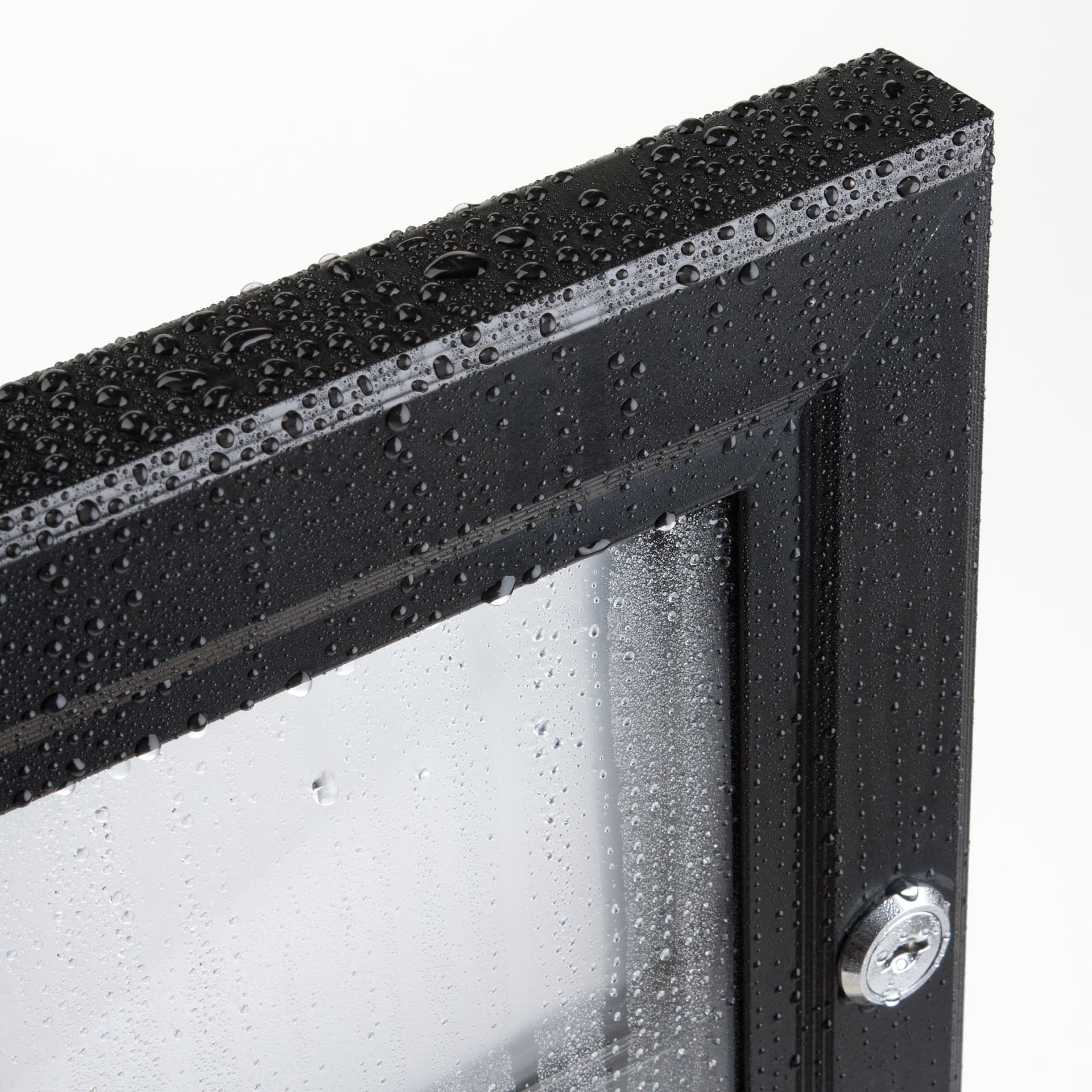 (2) 11" x 17" Menu Display Case With Rubber Gasket For Outdoor Use