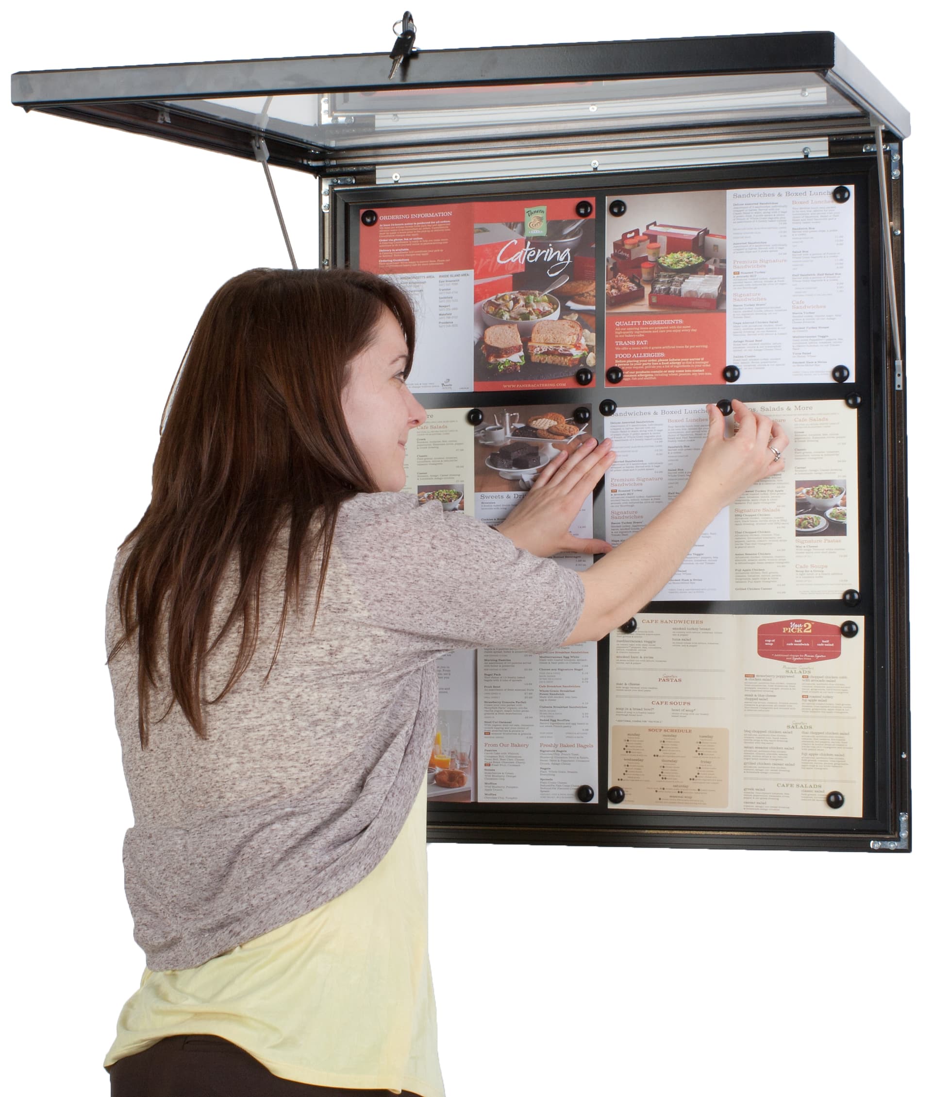 Outdoor Menu Case, Vertical