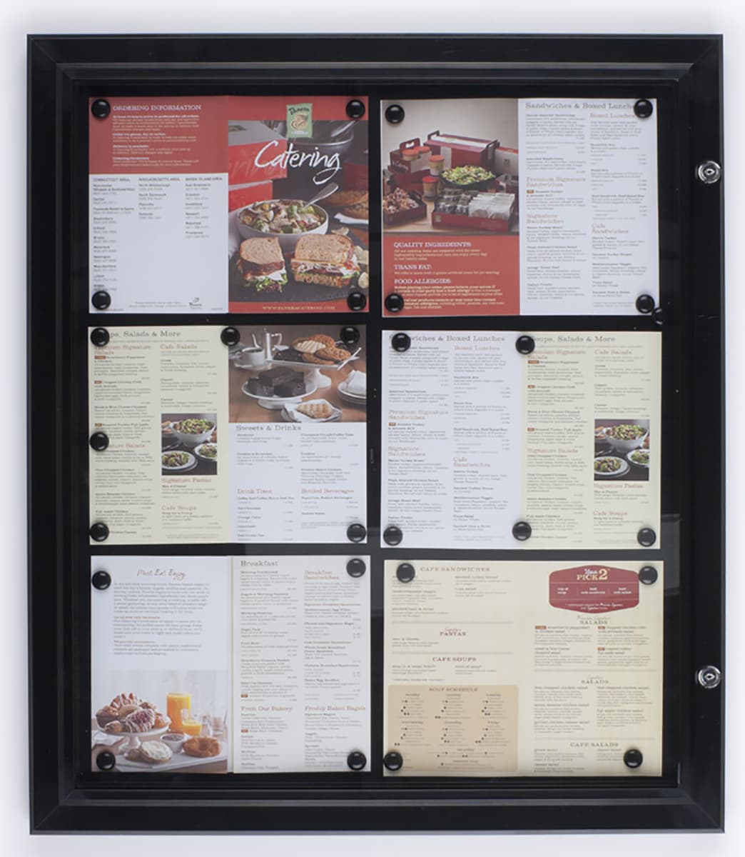 Restaurant Menu Case