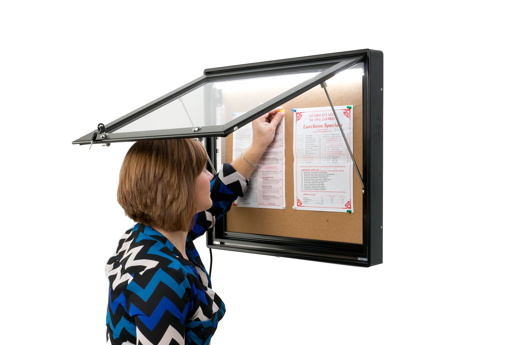 Waterproof LED Menu Corkboard