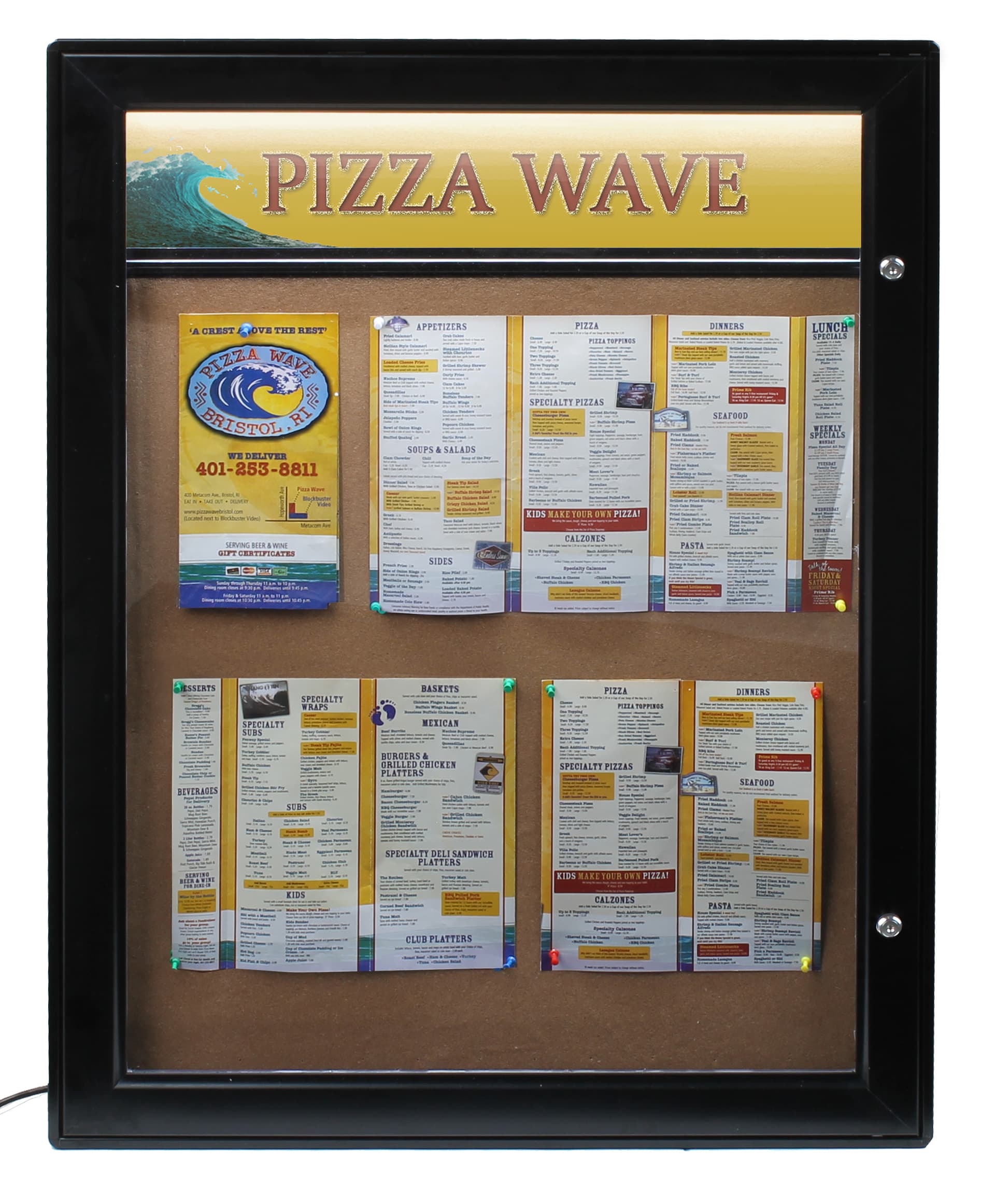 Outdoor Menu Cabinet