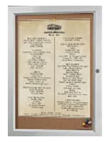 outdoor corkboard
