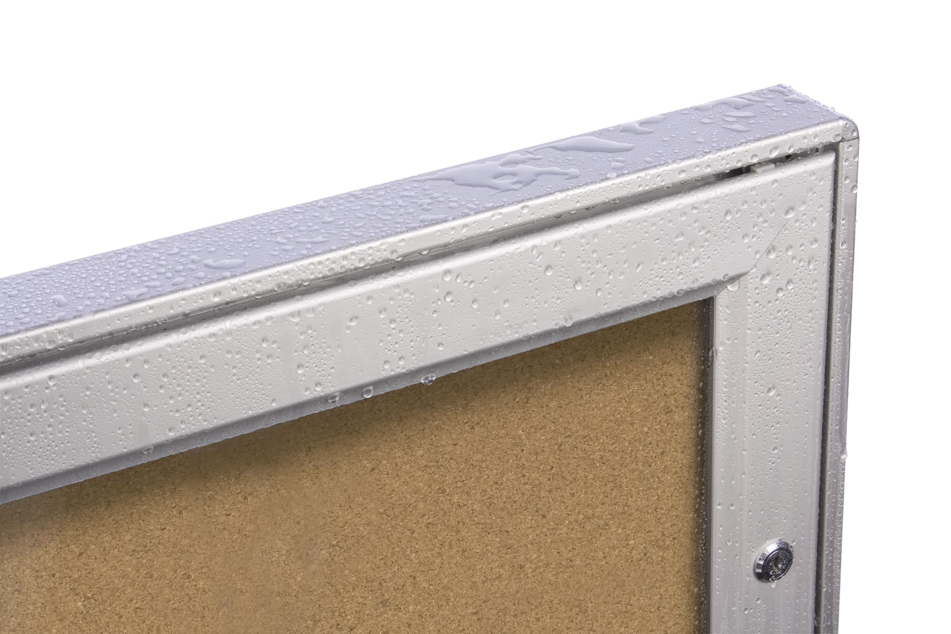 Outdoor Corkboard: w/Locking Door 13" x 19"
