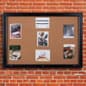 Enclosed Bulletin Board for Outdoor Use, Locking Door - Black