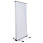 Outdoor Retractable Banner Stand, Banner Not Included - Silver