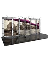 20’ Orbital Express Phoenix portable trade show display truss system