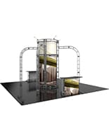 Orbital Express Vesta portable truss trade show exhibit booth