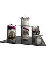 Orbital Express Zenit portable truss trade show booth kit