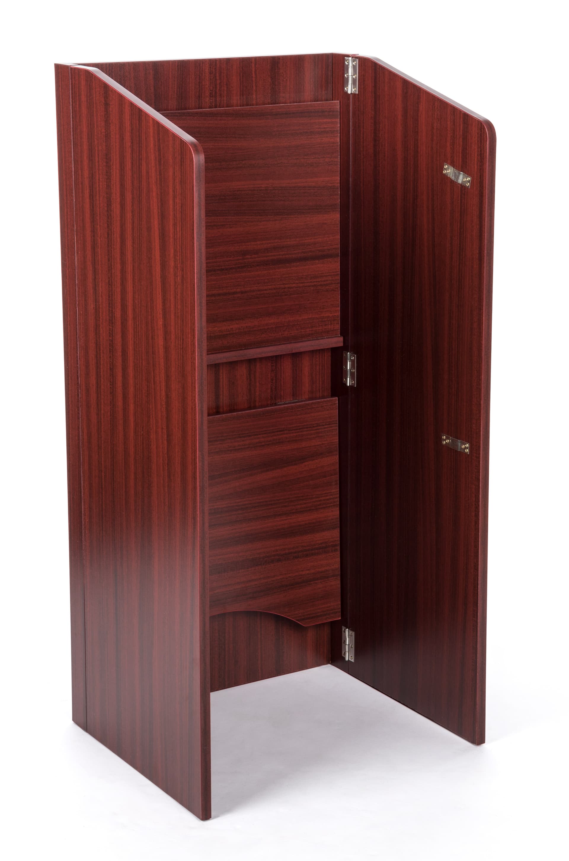 Collapsible podium with knockdown design