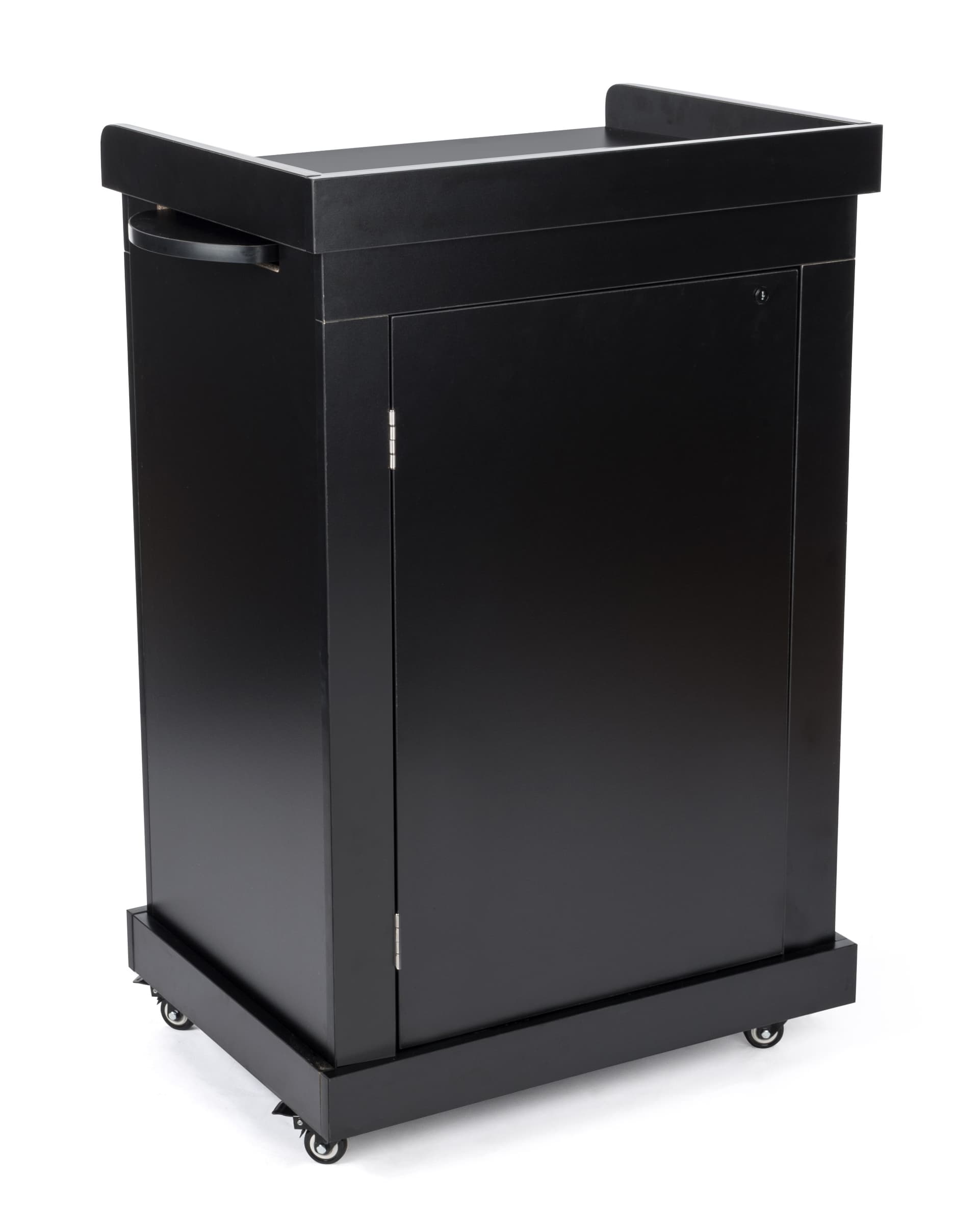 Rolling school podium on wheels