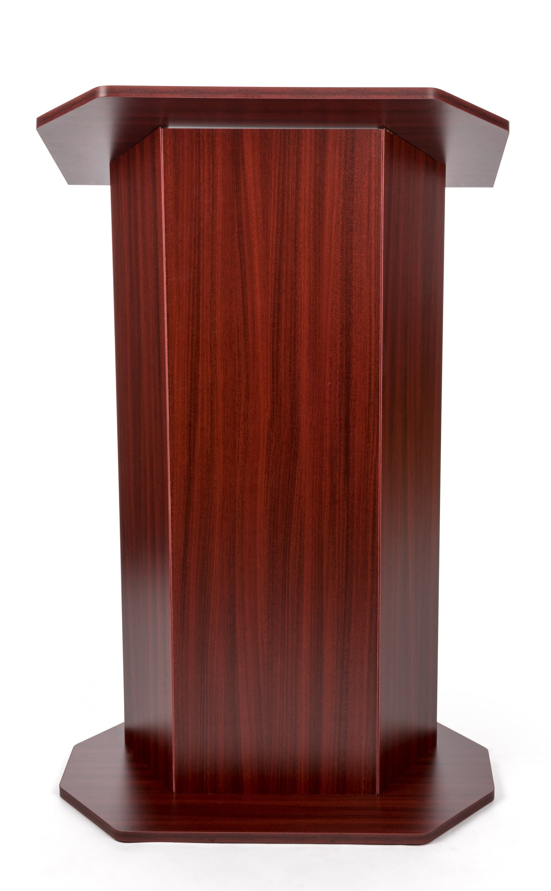Wood affordable lectern with large reading surface