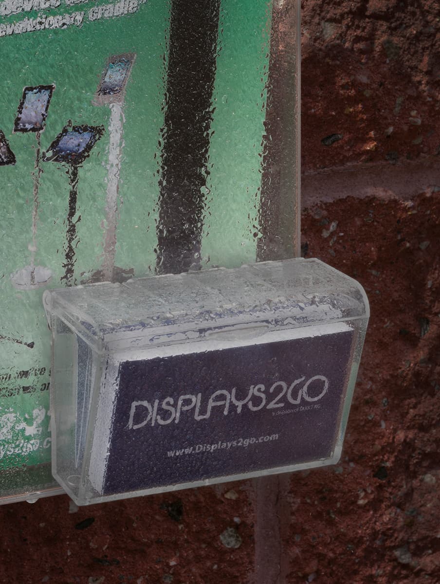 Weather-Resistant Outdoor Literature Dispenser