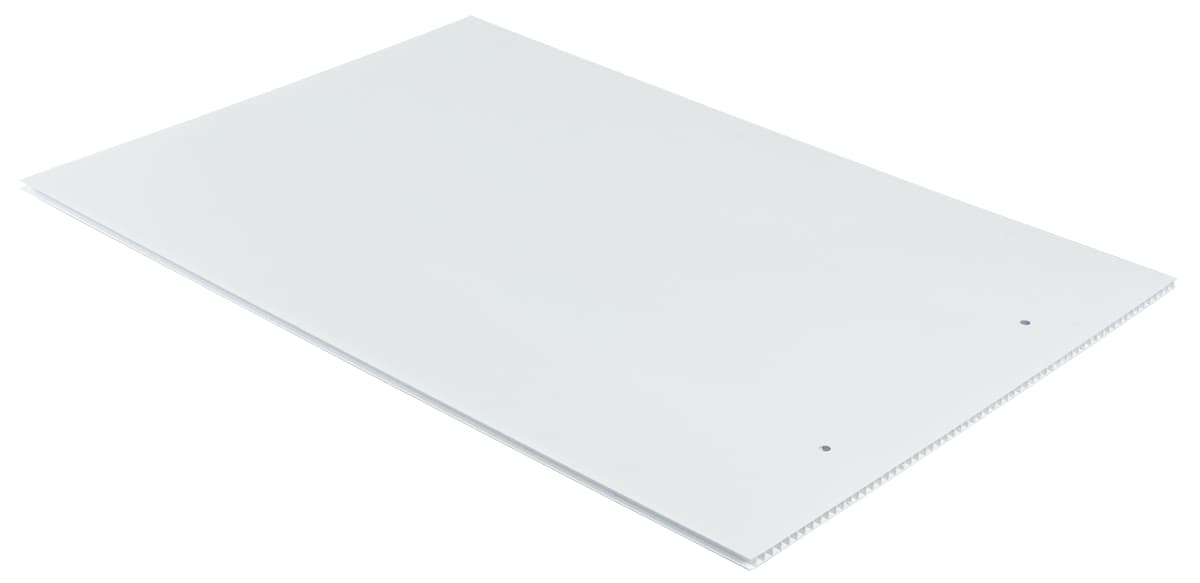 Sign Stand Base with Corrugated Plastic Insert with Blank Poster Faces
