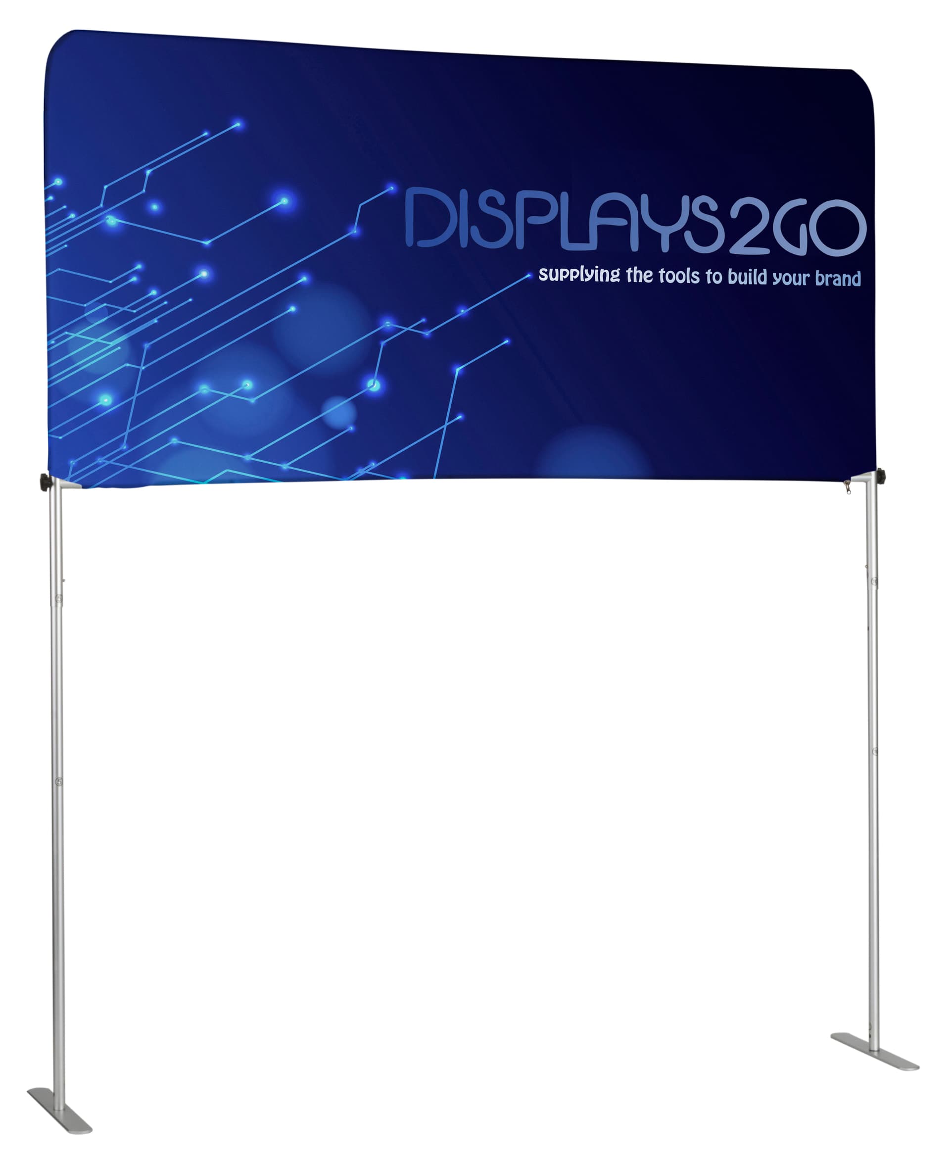 6' Trade Show Table Header, Custom Graphics