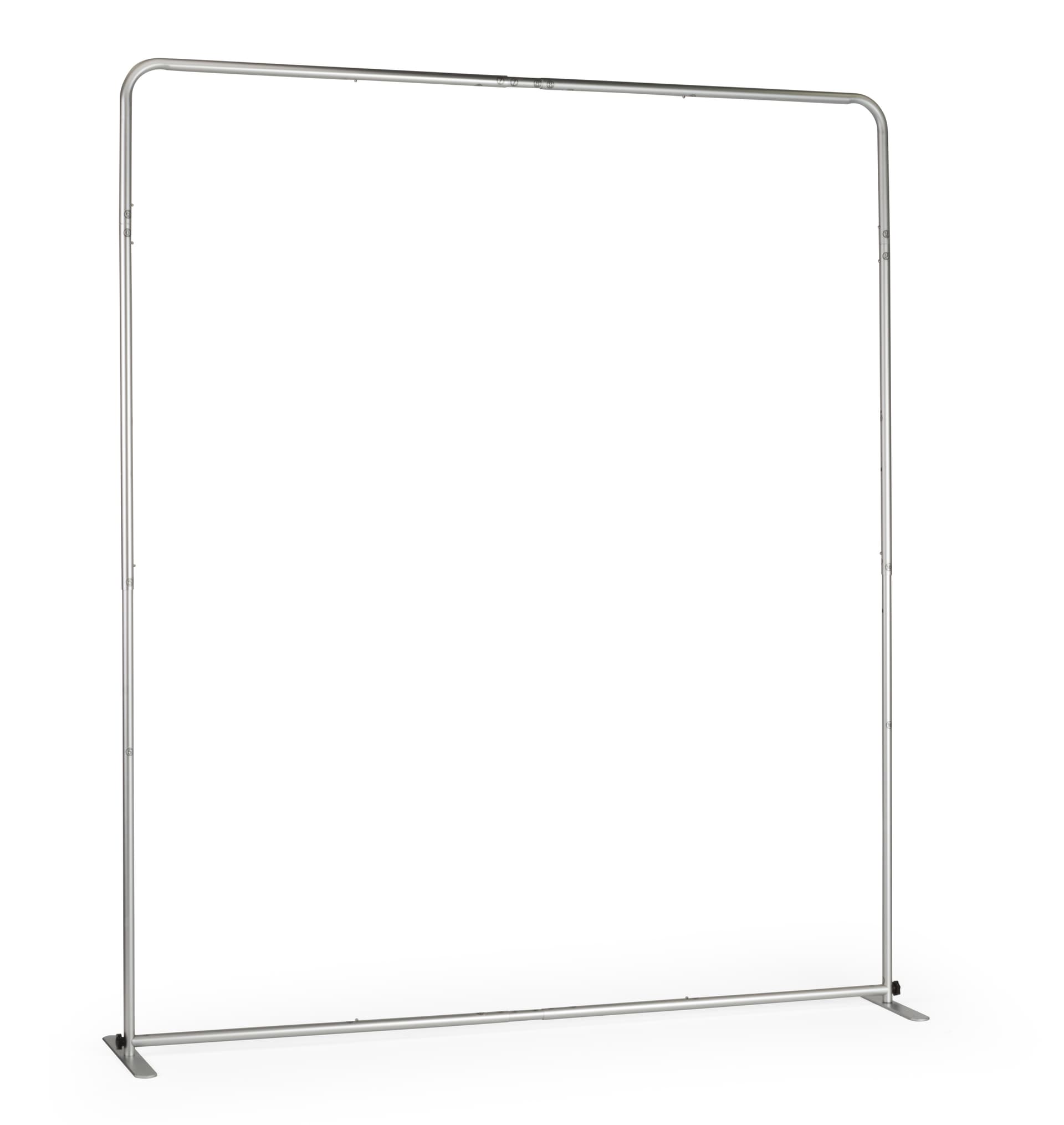 6' Trade Show Booth Backdrop with Click-Into-Place Assembly