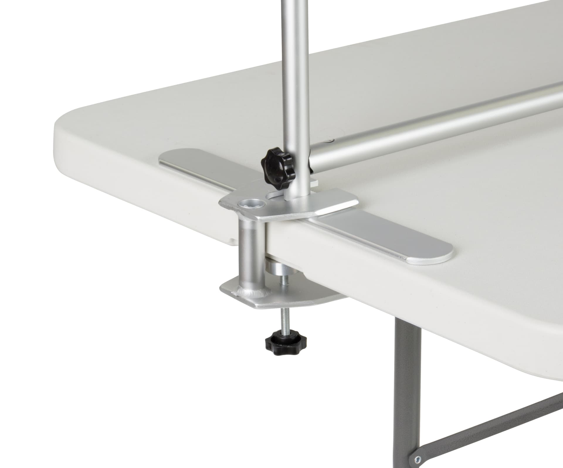 6' Trade Show Booth Backdrop with C-Clamp for Table Mounting