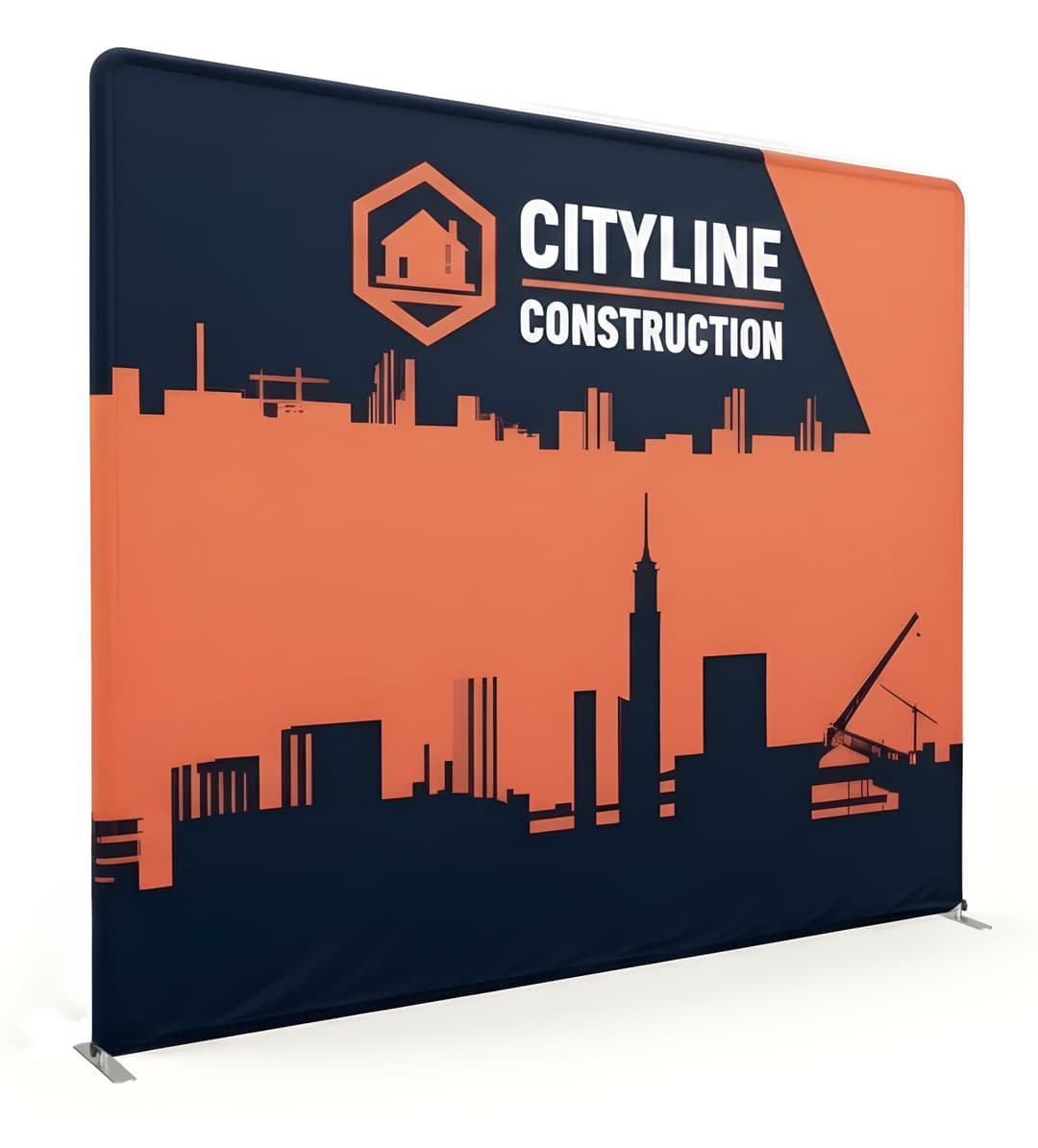 8’ Trade Show Booth Backdrop | Full Color Custom Printing | Displays2Go