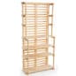 Wooden Retail Shelving Unit w/ 6 Shelves - Pine Wood