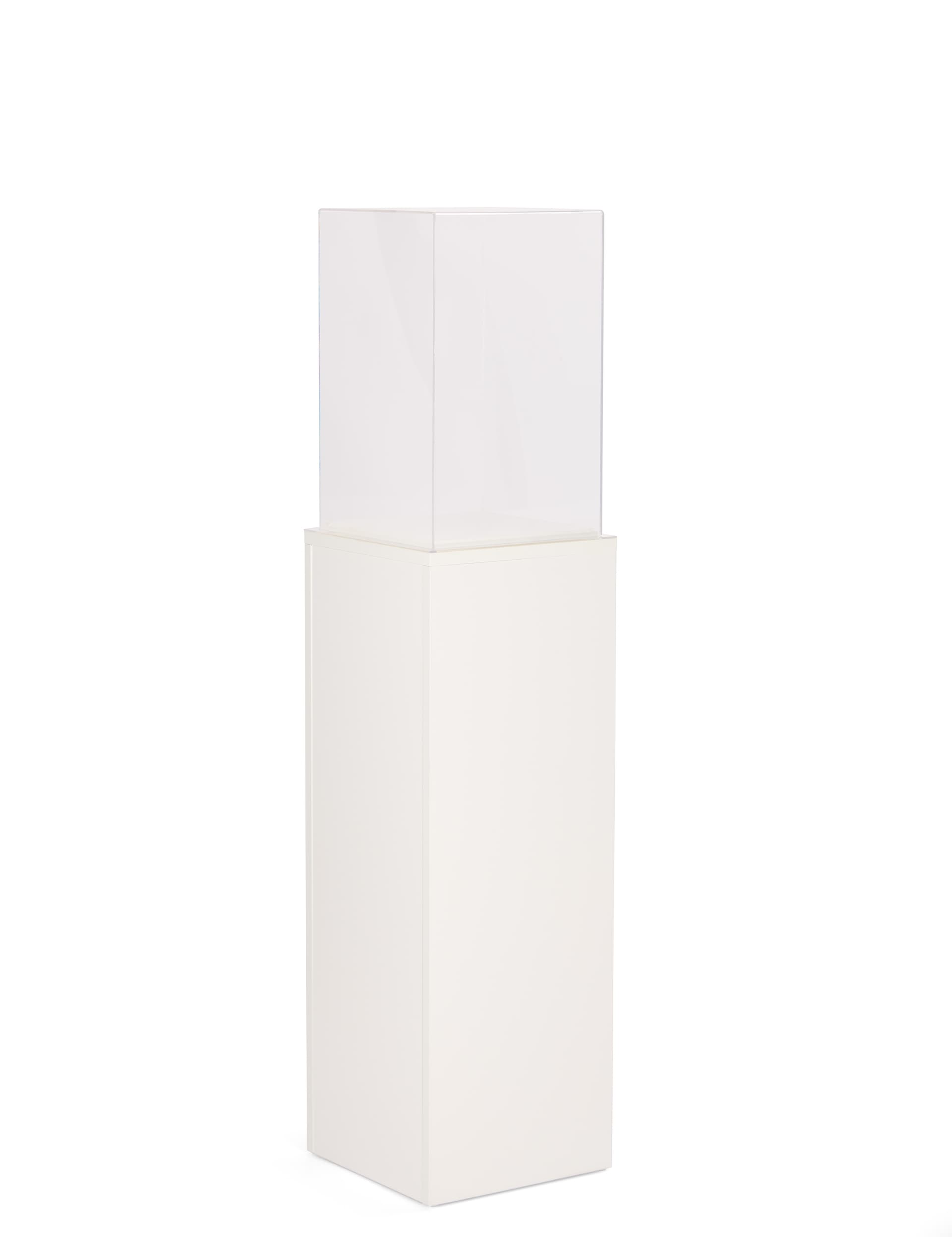 White display pedestal is 53" tall