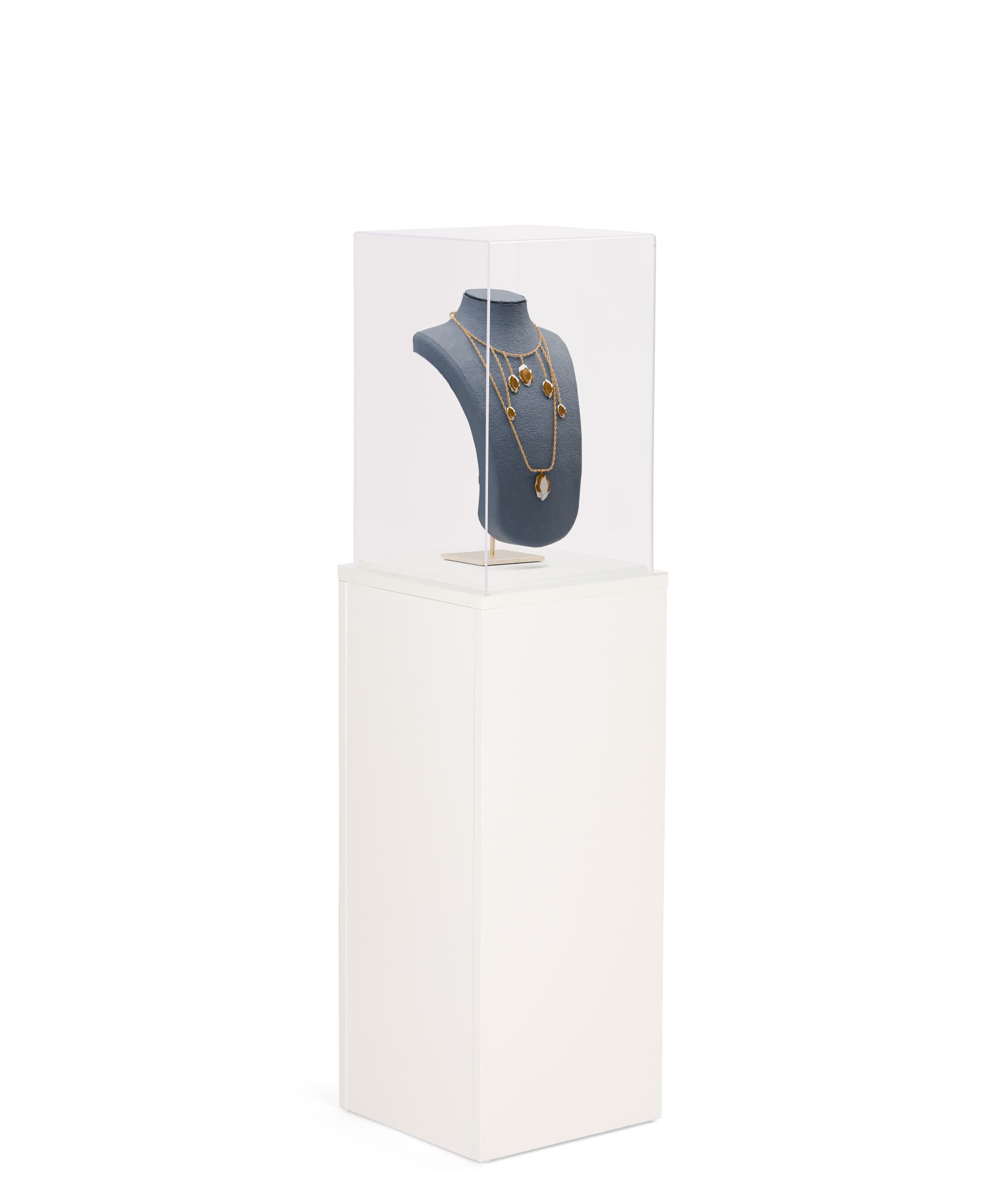White display pedestal with eco-friendly build
