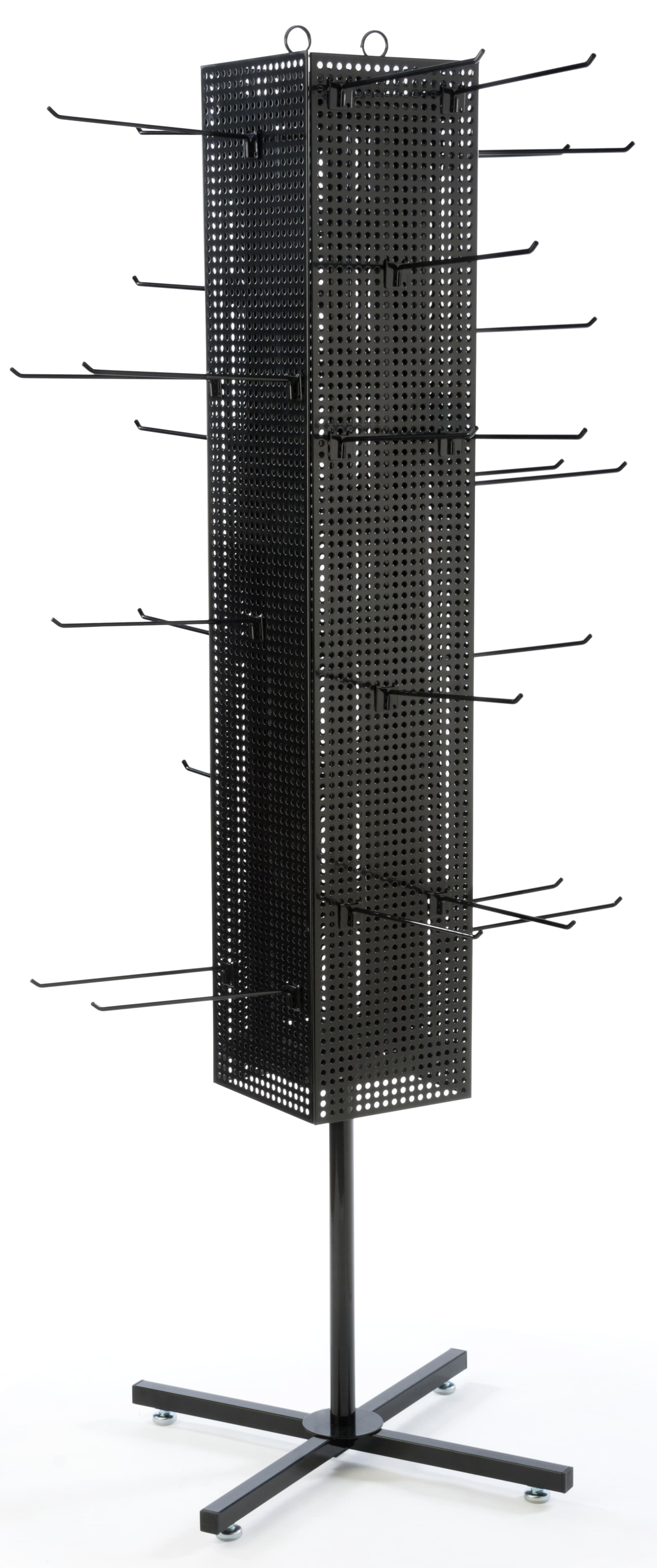 10" Black Peg Hooks - Steel 