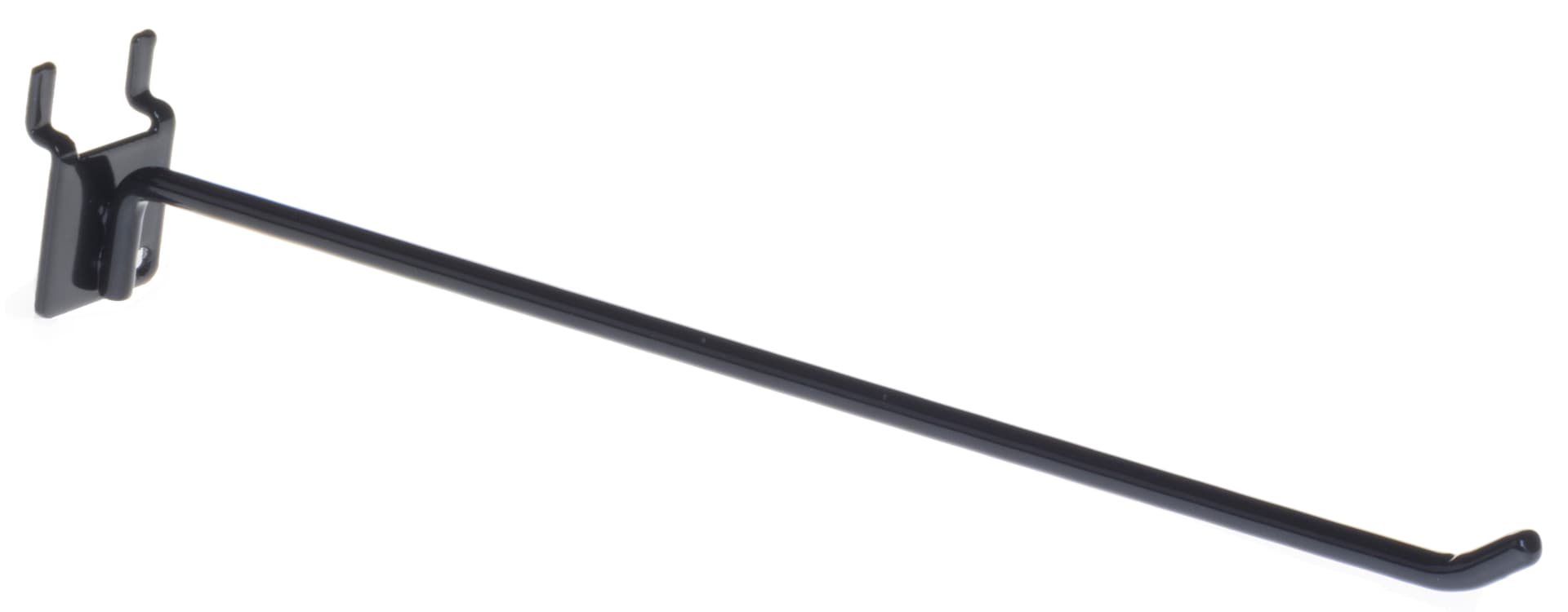 10" Black Peg Hooks with Powder Coated Finish