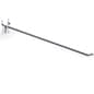 12” Peg Hook for up to 1/8" Thick Metal Pegboard, 1" On Center, Metal - Chrome
