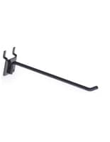 6” Black Peg Hooks- Metal