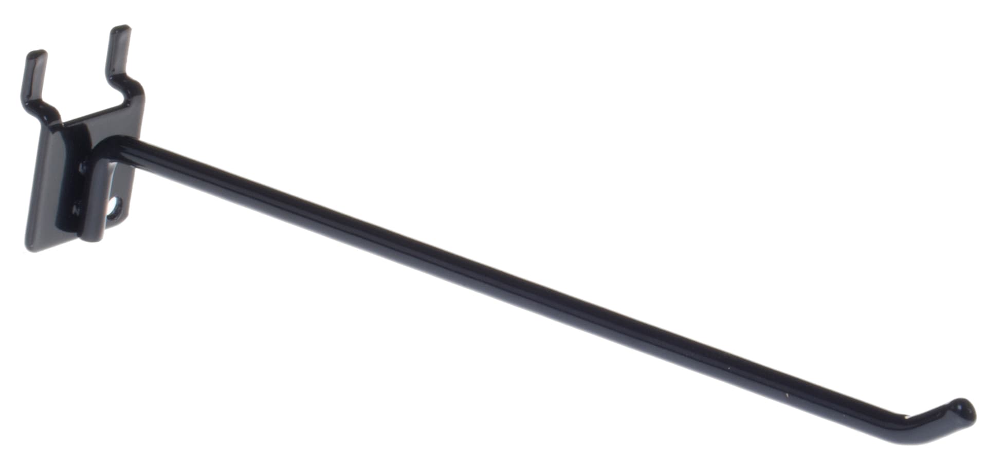 8" Black Peg Hooks with Neutral Finish