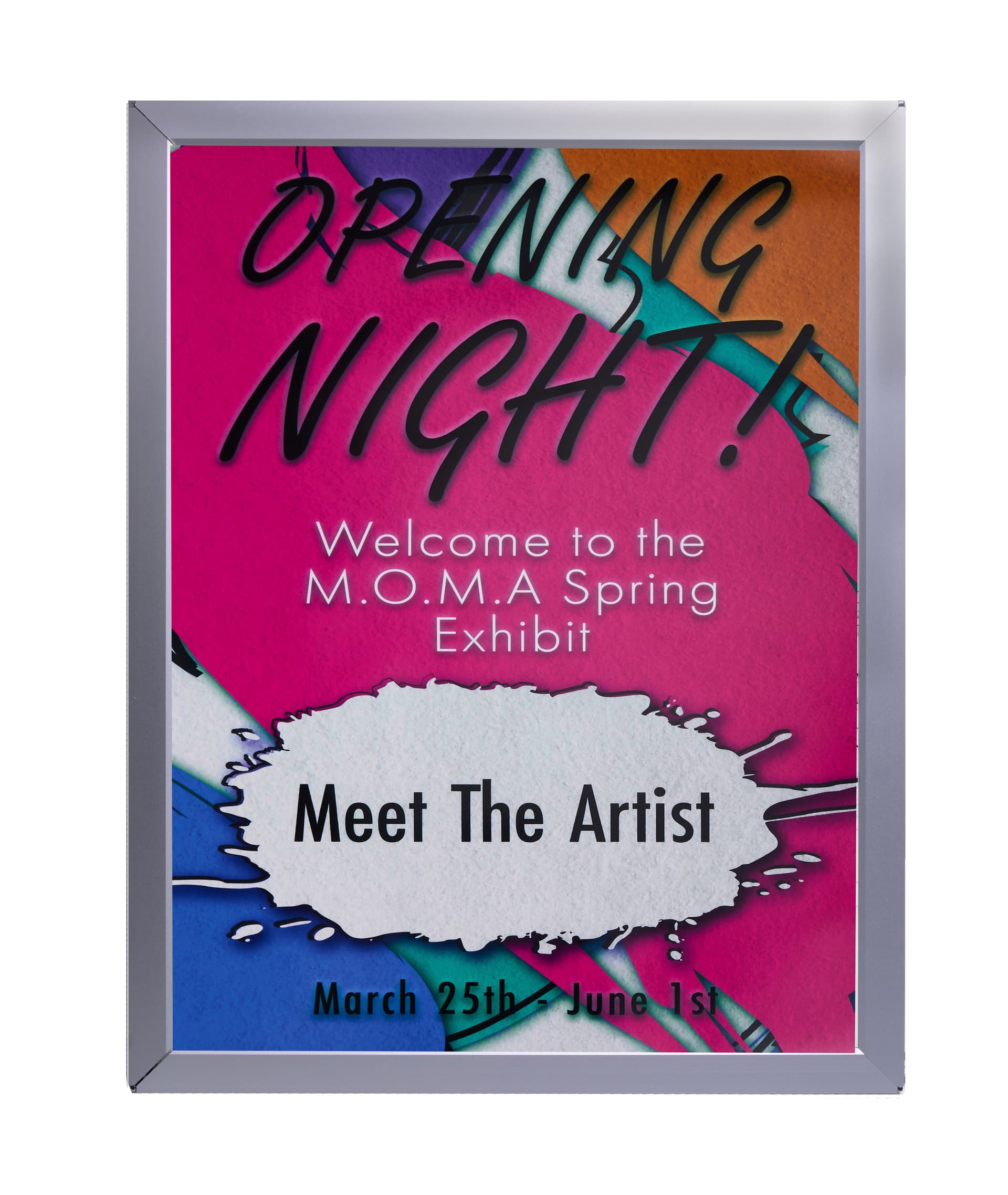 Backlit Poster with LED frame compatibility