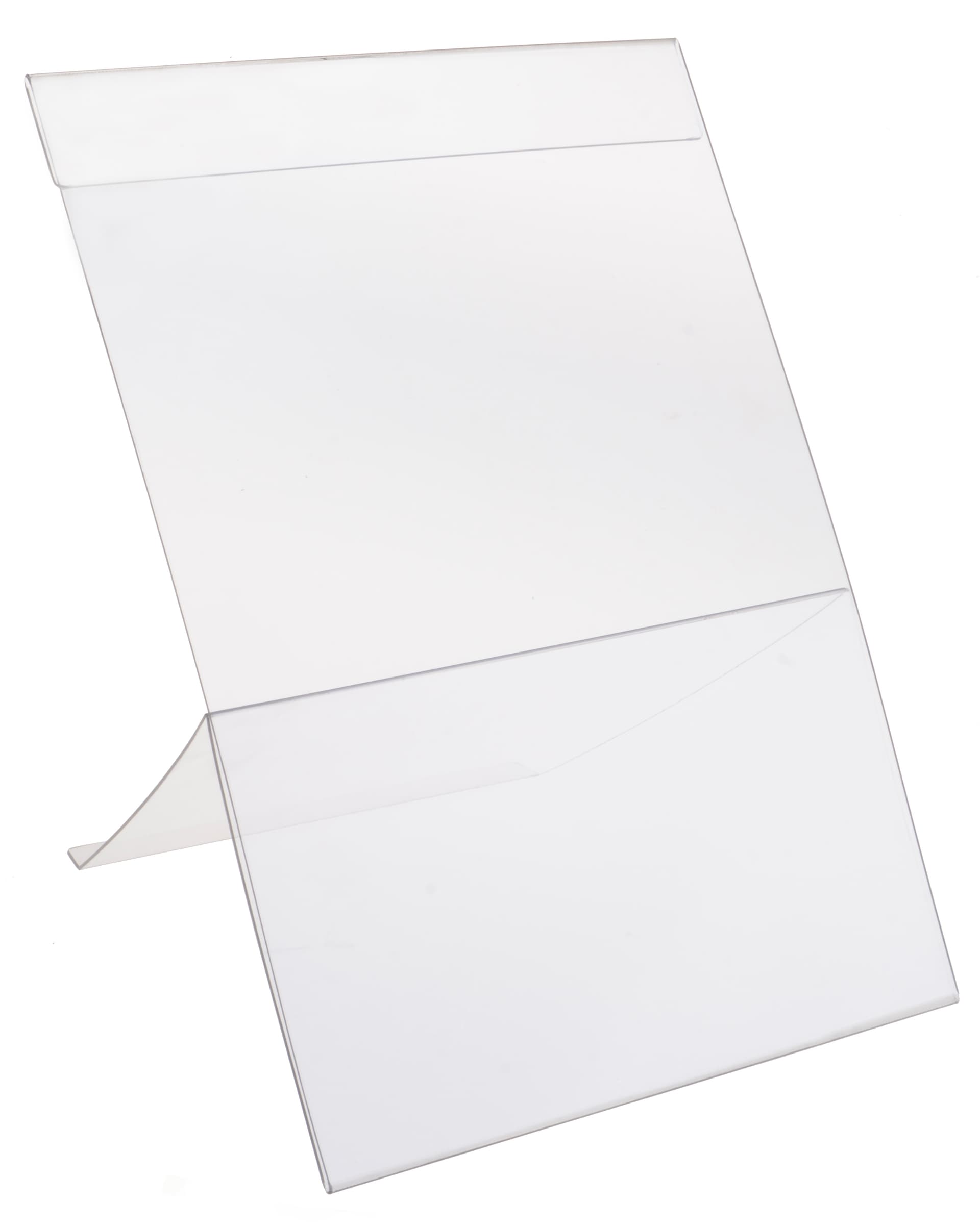 Plastic Easel Sign Holder Transparent