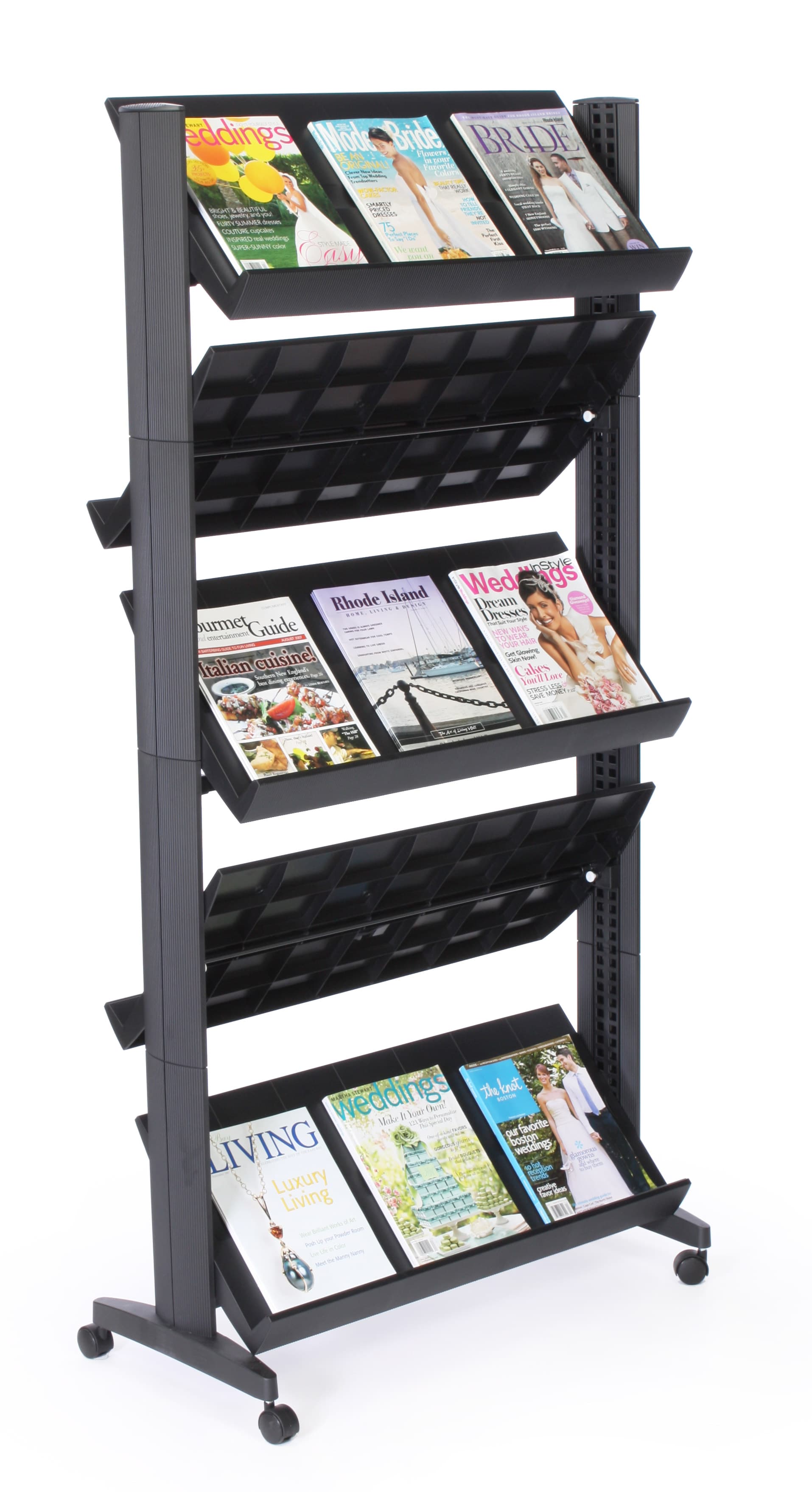 literature display shelf