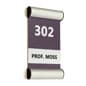 Door Sign Holder for Wall Mount, Snap Open, Aluminum - Silver
