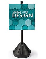 Custom 24x24 outdoor graphic panel for PLAPL48B with single sided printing