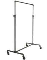 adjustable height ballet bar clothing rack