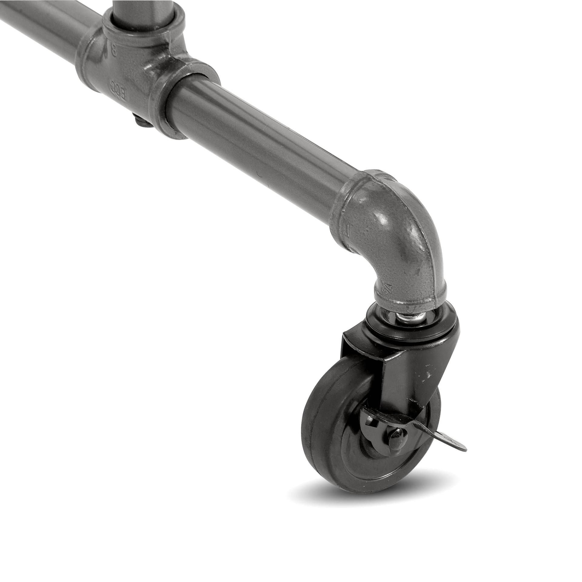 ballet bar clothing rack locking casters