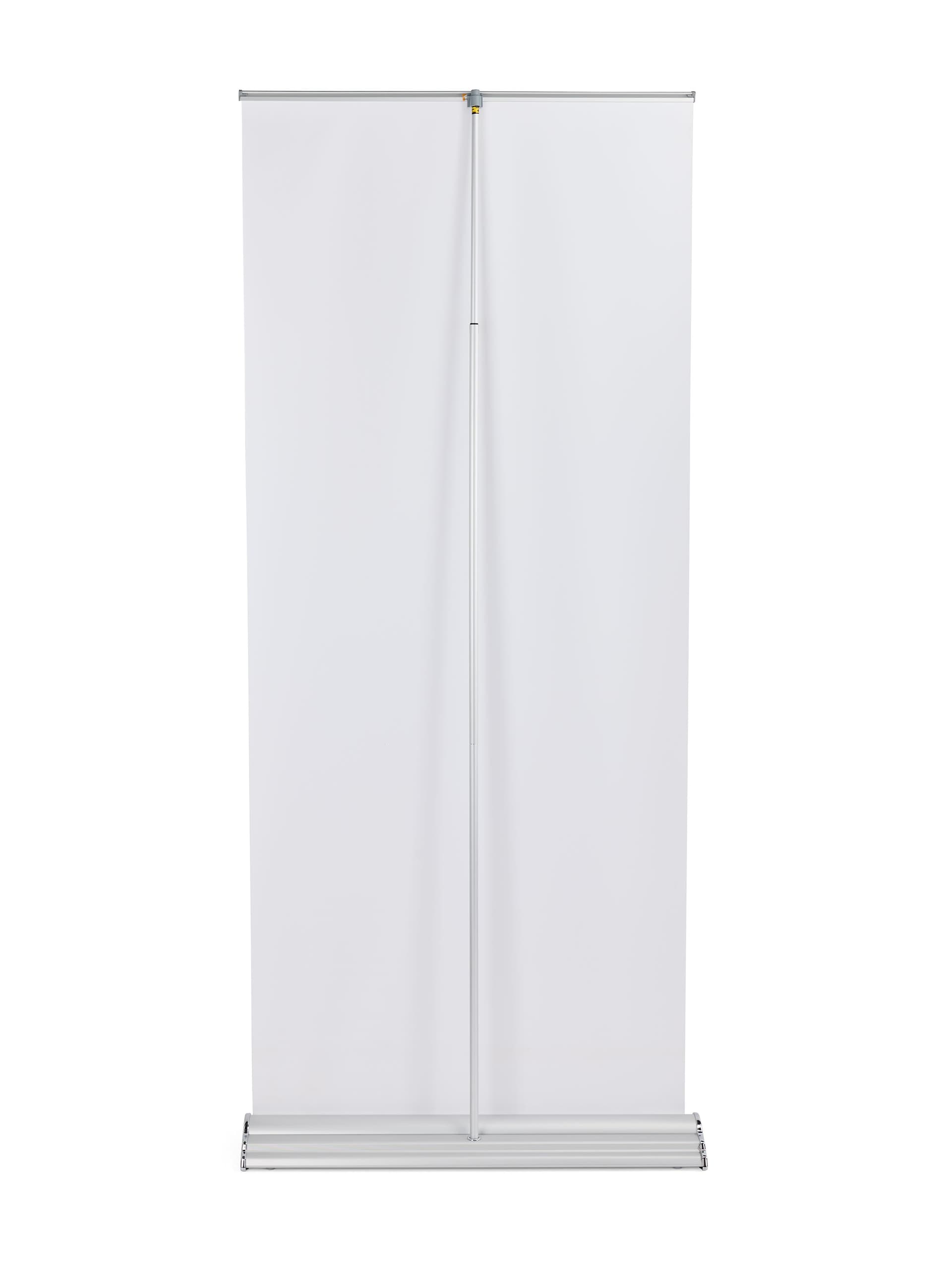 Paramount retractable banner stand hardware with collapsible design
