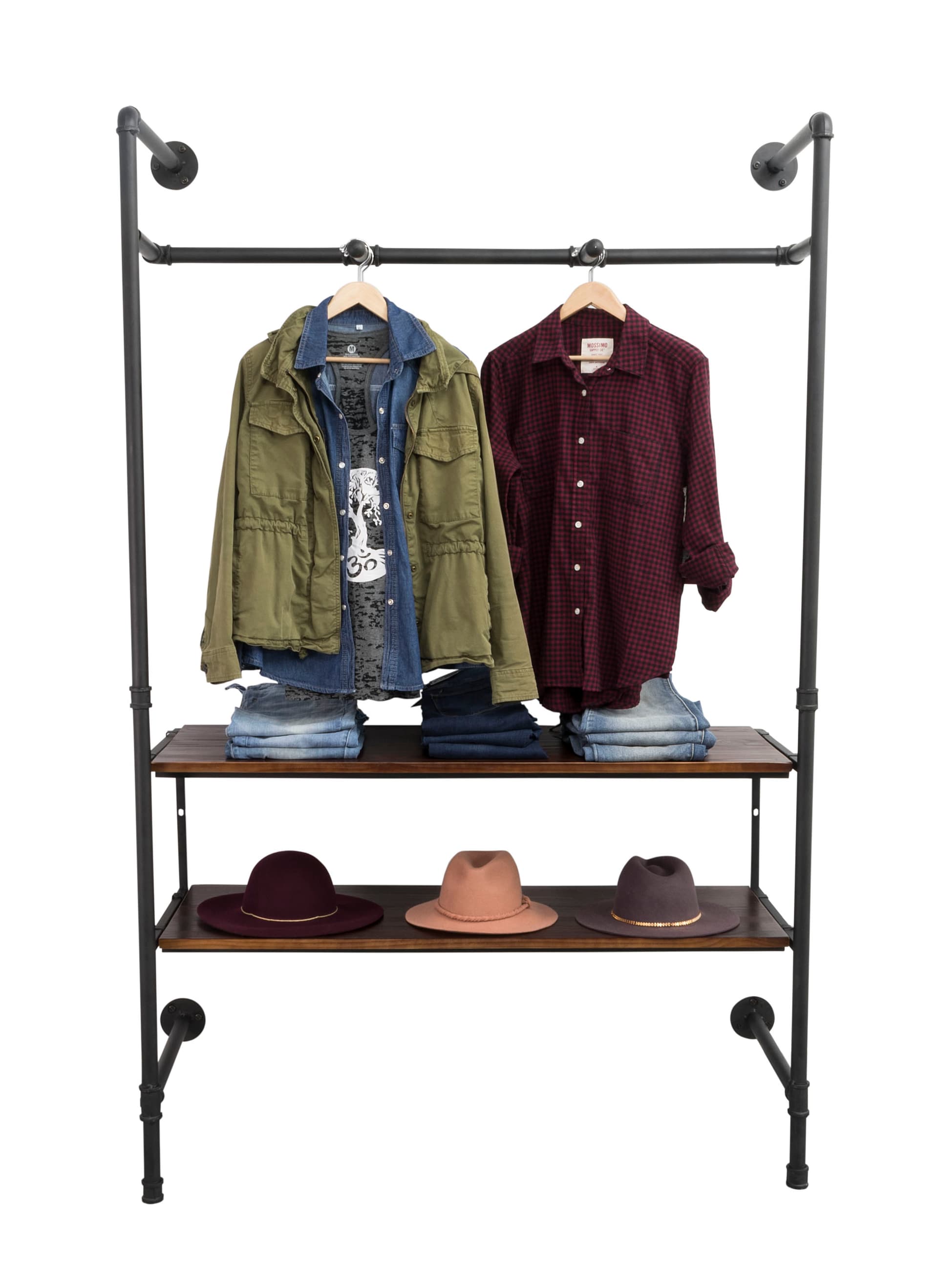 Front Facing Pipe Outrigger Wall Unit