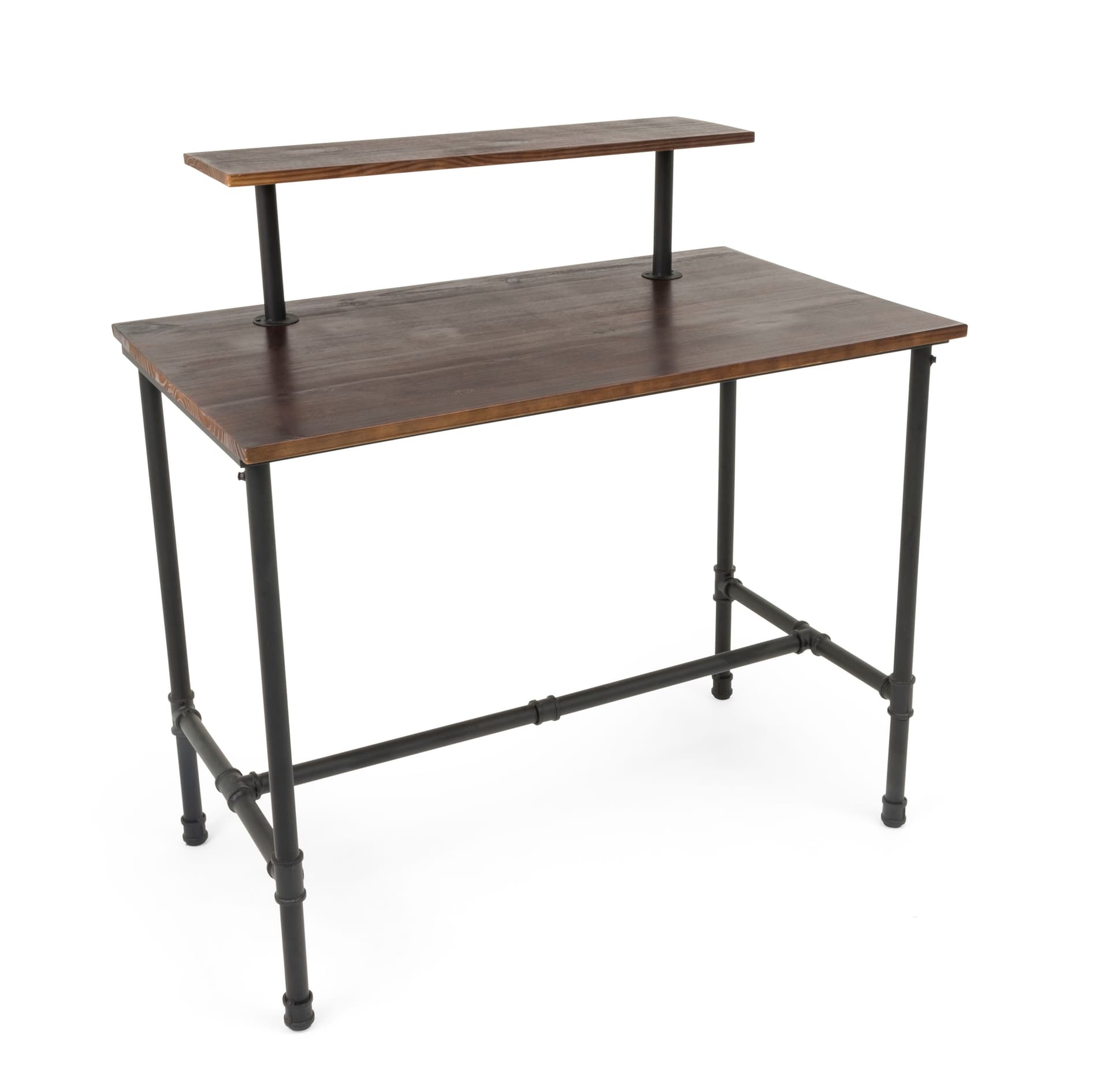 Large Pipe Display Table with Black Frame