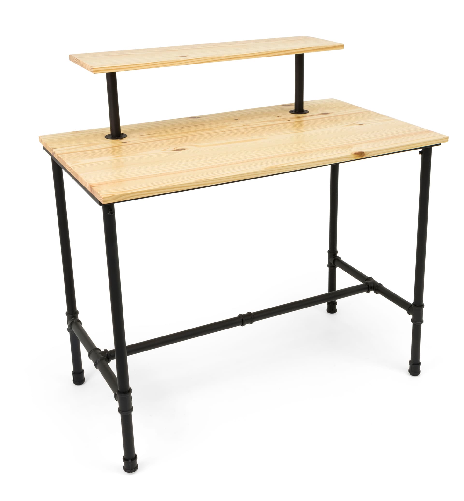Large Pipe Retail Table with Removable Small Tabletop