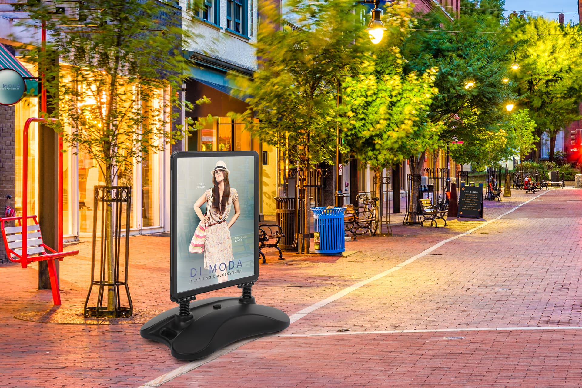 Water Base Portable Sidewalk Sign Frame