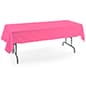 6' or 8' Polyester Table Cloth, Short Sides - Solid Color