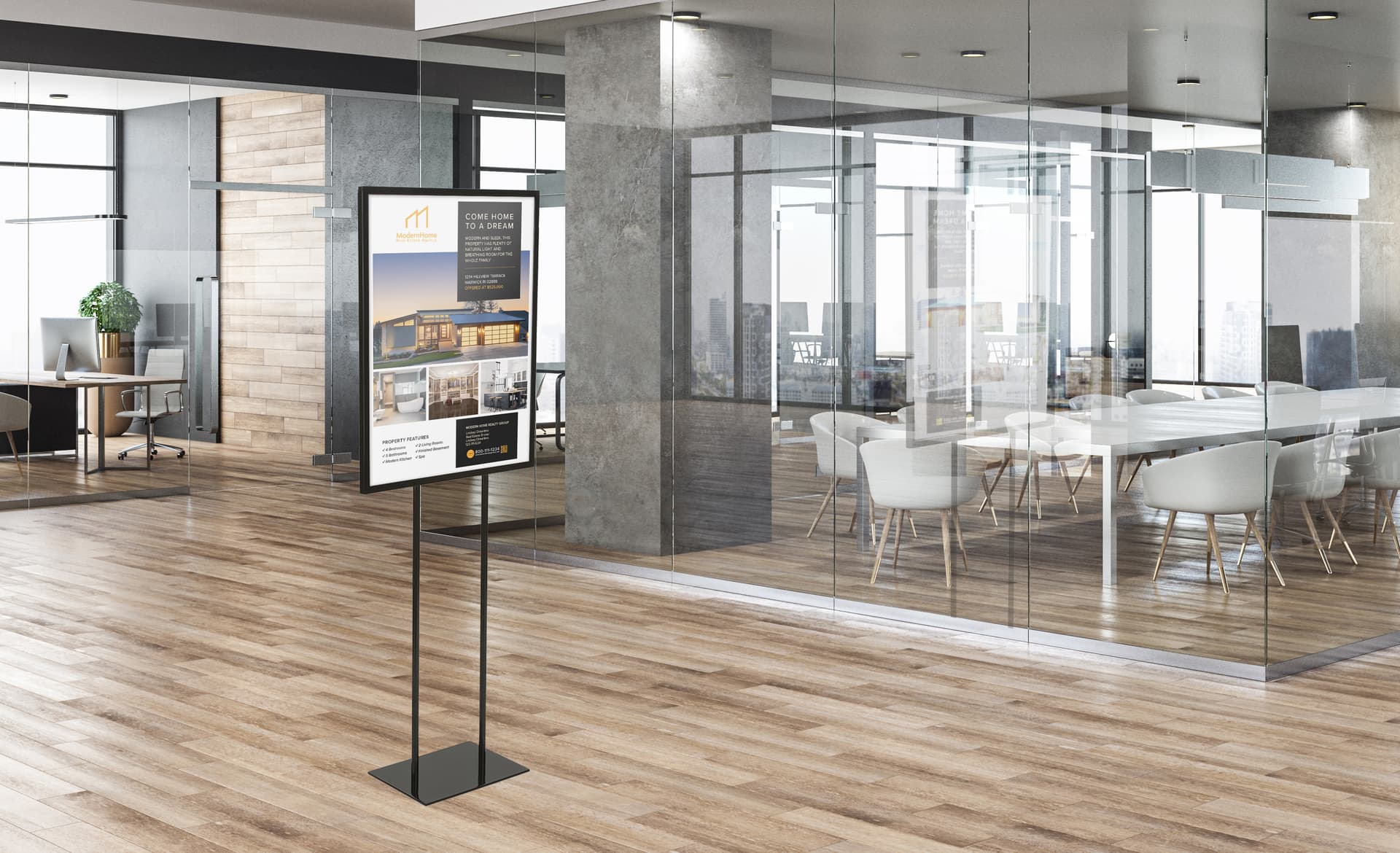 Custom full color paper posters with multiple sizes available 