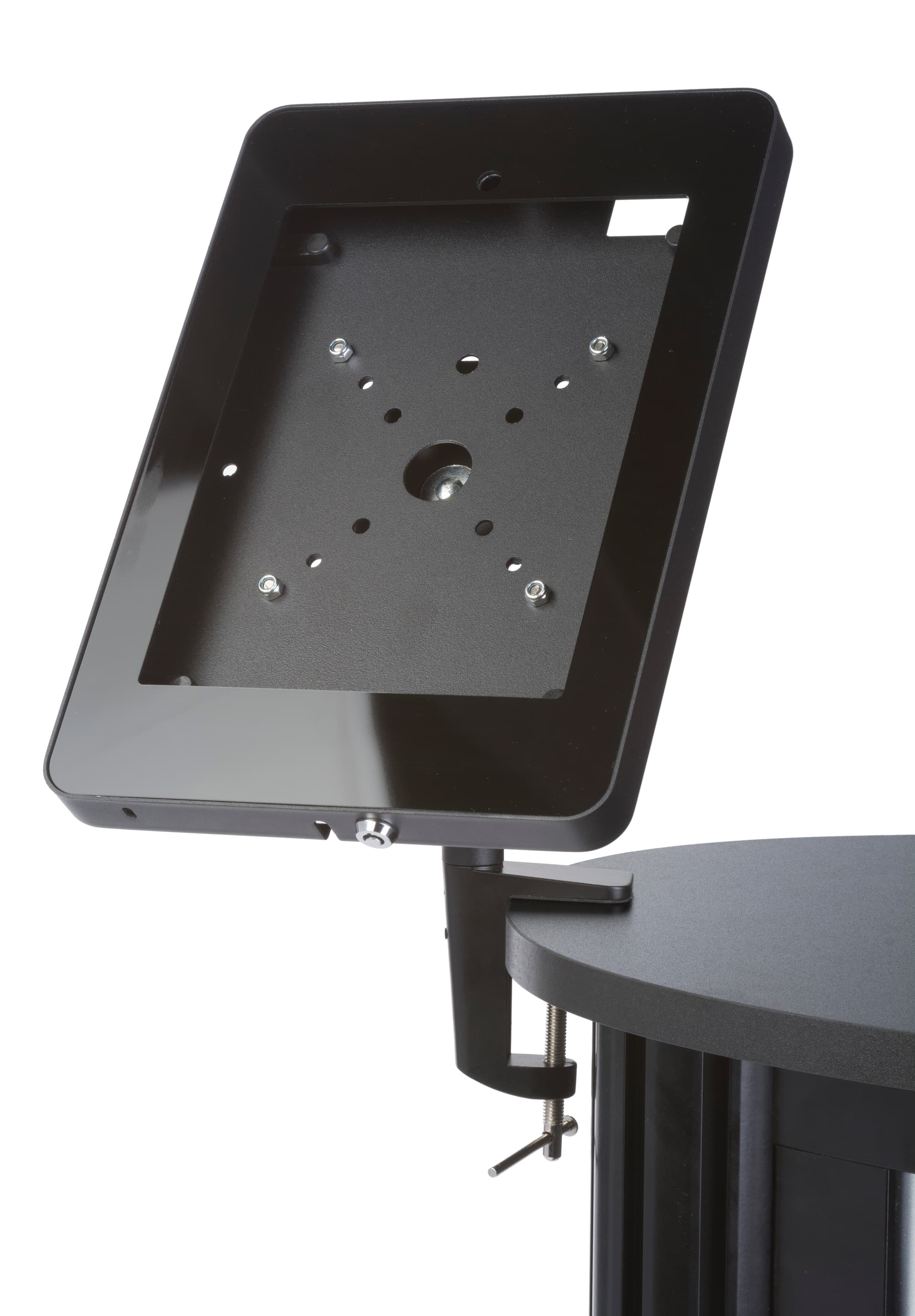 Kidney Shaped Counter with iPad Stand, with Aluminum Truss