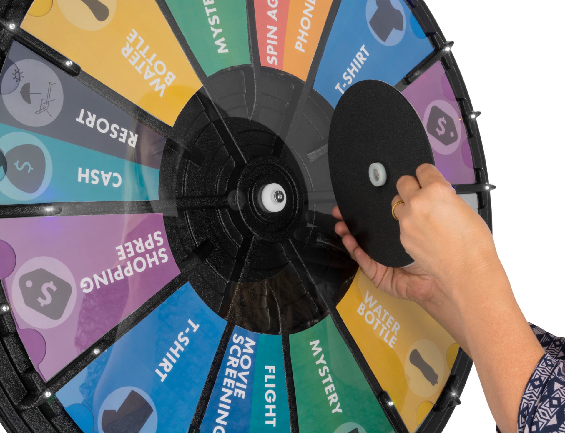 Contest Spinning Wheel w/ Magnetic Center Plate