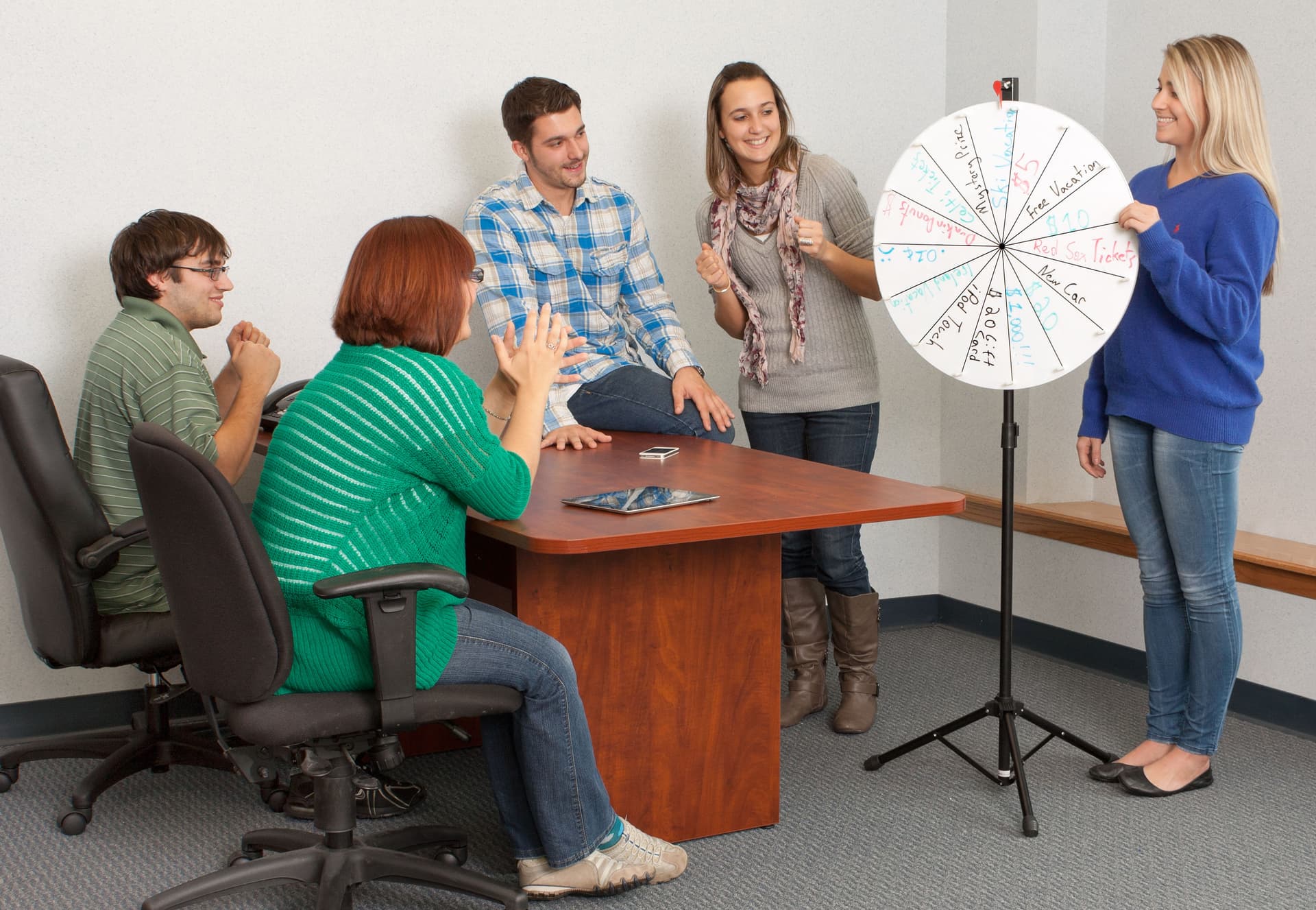 Dry Erase Prize Wheels Are Compatible With Wet And Dry Erase Markers