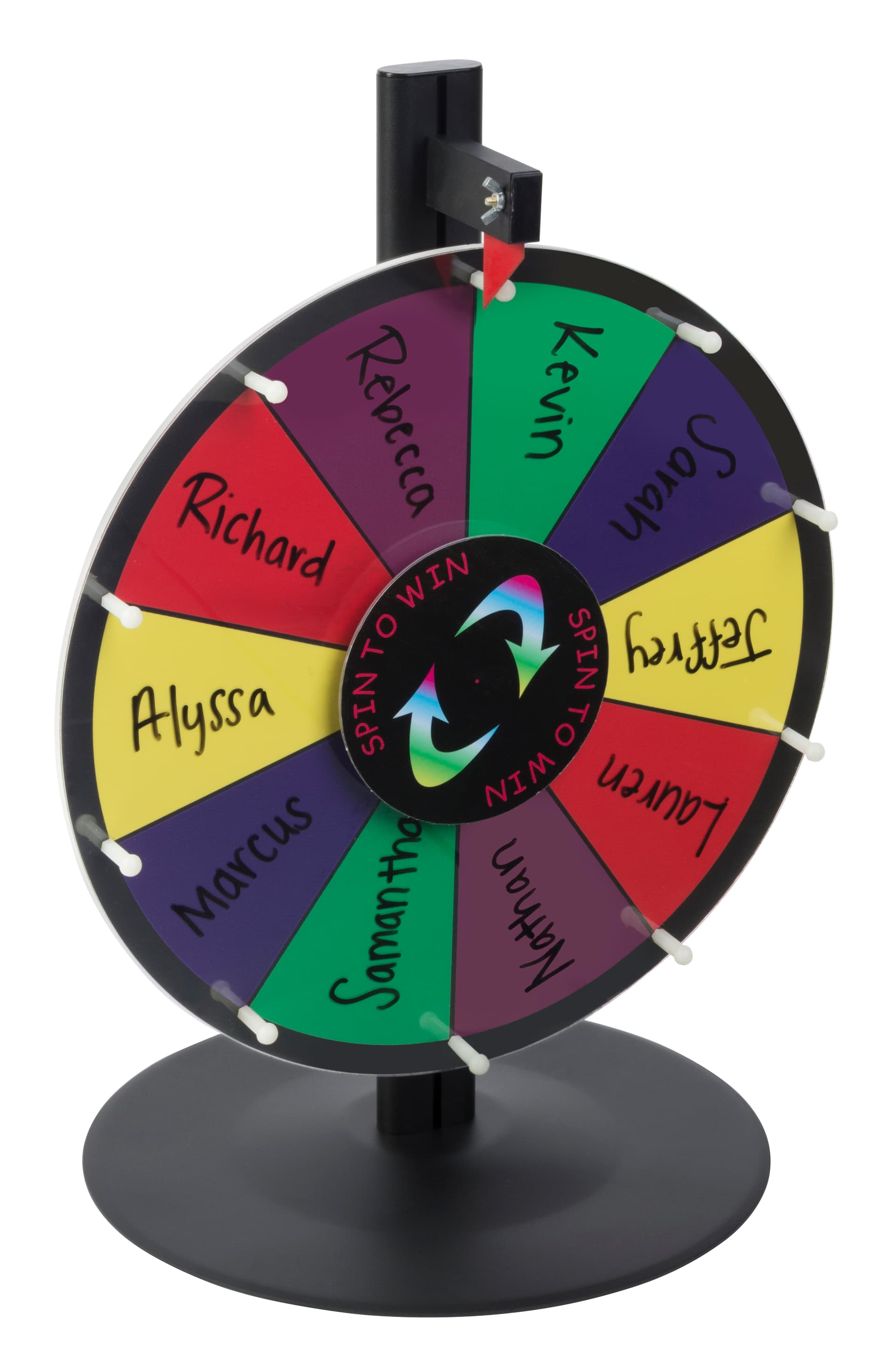 Spin to Win Prize Wheel with Marker