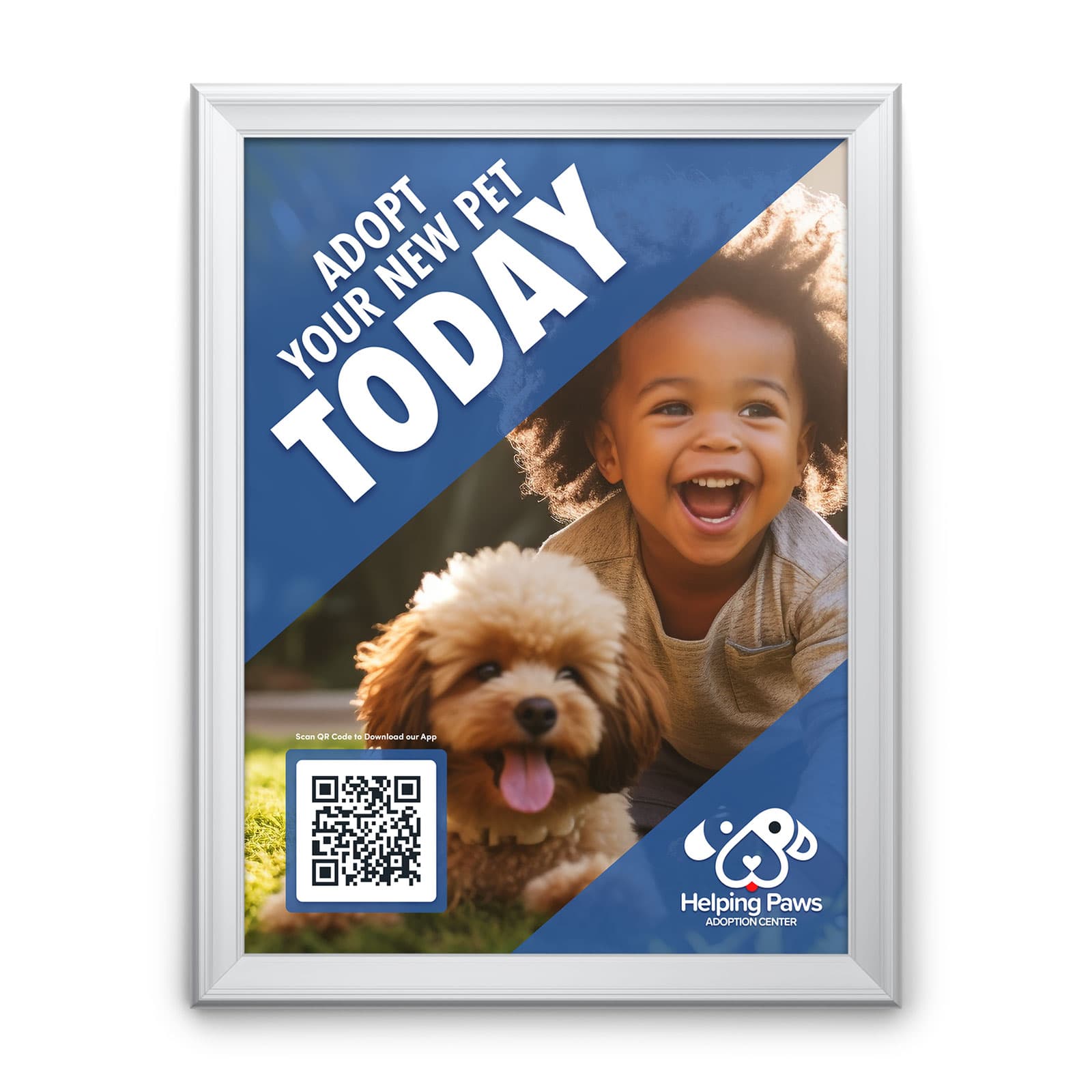 Decorative snap frame for 18x24 posters