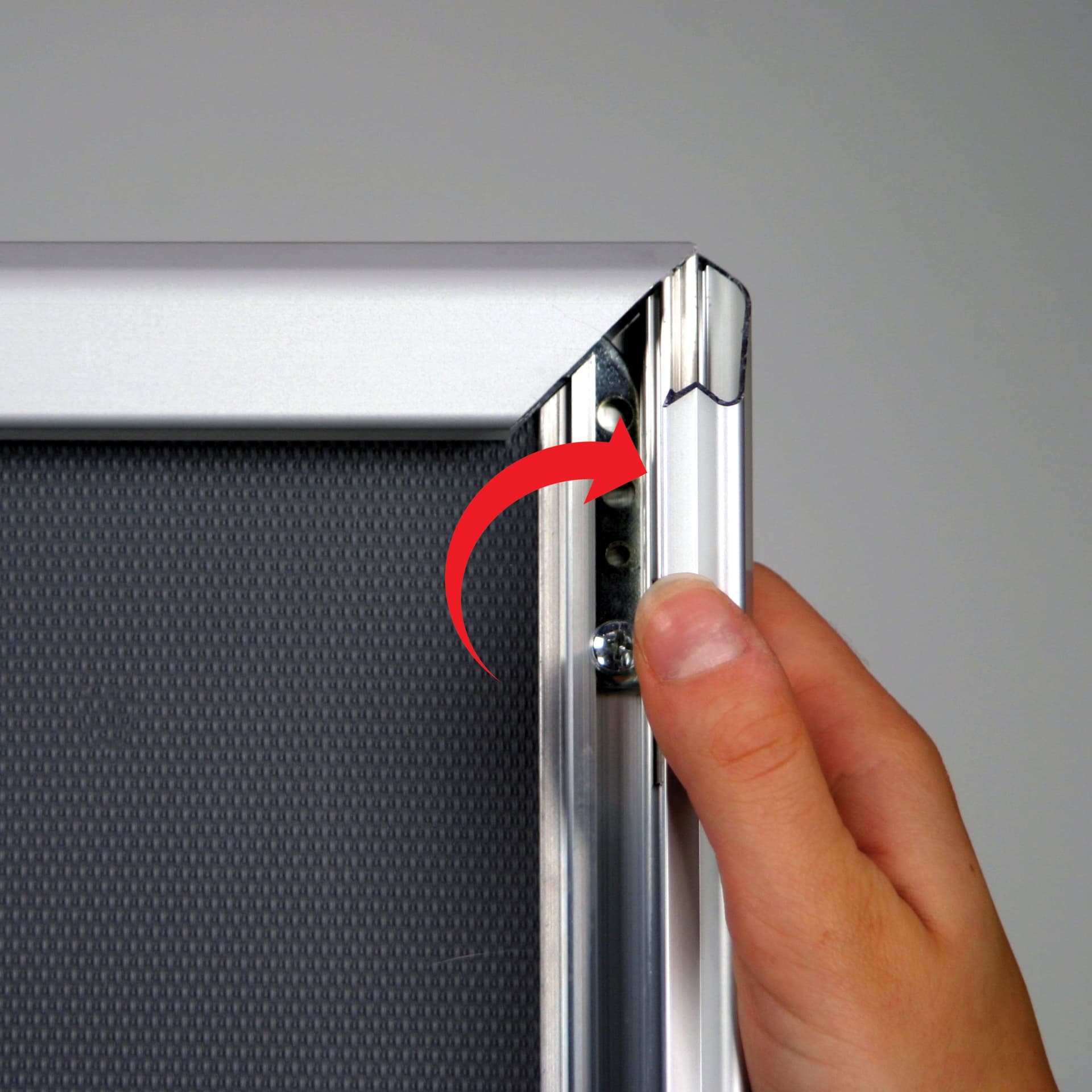 snap open frame